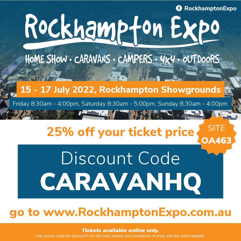 Caravan HQ is at the Rockhampton Show